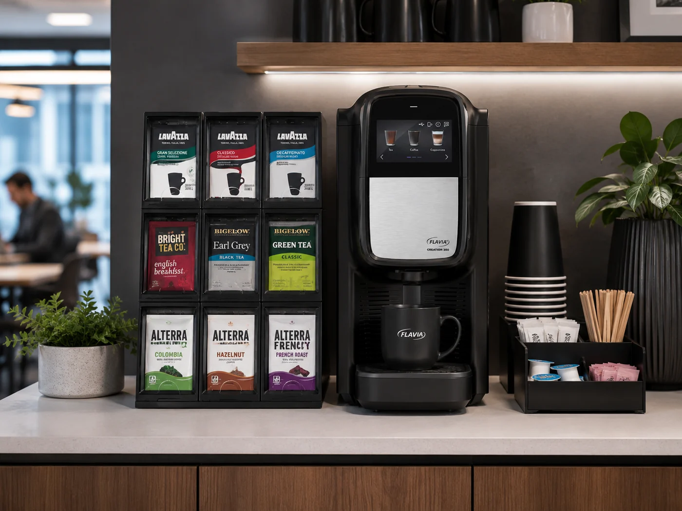 Flavia C300 office coffee system offered by Broyles Vending
